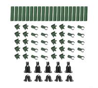 70 Pieces Adjustable Plant Trellis Connector Clips For Supporting Growth On 8mm And 16mm Trellis Rods In Outdoor Gardens(16mm)