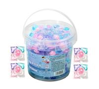 70 Pieces Clothes Washing Capsules Color And Softening Fabric Detergent Capsules Beads Laundry Soap For Bathroom Apartment Jeans Bedding Sheets T Shirt