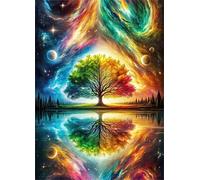70 Pieces Jigsaw Puzzles For Adults Educational Game Challenge Toy Gifts 70 piece puzzles for adults Family Activity Game Puzzle Aurora Tree of Life