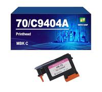 70 Printhead Compatible For HP Designjet Z2100 Z5200 Z3200 Z3100 Printer,C9404A-1 PACK