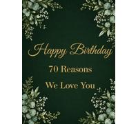 70 reasons we love you book hardcover blank lined