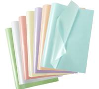 70 Sheets Pearlescent Metallic Multicolor Tissue Paper - 35 x 50cm, 7 Assorted Soft Pastel Colored Tissue Paper for Gift Bags Wrapping Gifts Crafts Packing Birthday Wedding Baby Shower Christmas