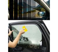 70% VLT Car Window Tint Solar Film 10 Metre Roll - Professional Self-Adhesive Auto & Home Glass | Limo Black Privacy + High UV Block | Includes Installation Tool Kit
