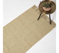(70 x 120 cm) Zaphyr Natural Handwoven Jute Rug with Tassels