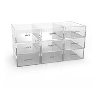 70 x Script Design Storage Labels for Wardrobe Storage Boxes - Printed Black Sticky Labels for Organising Wardrobe Storage