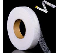 70 Yards Iron On Hem Tape Extra Wide Web Fabric No Sew Hem Tape Roll with Measure for Jeans Hems Curtain Trousers Garment Clothes(20 mm Wide)