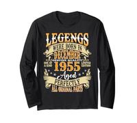70 Year Old Legend since December 1955 70th Birthday Men Dad Long Sleeve T-Shirt