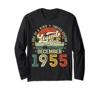 70 Year Old Legend since December 1955 70th Birthday Men Dad Long Sleeve T-Shirt