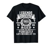70 Year Old Legend since December 1955 70th Birthday Men Dad T-Shirt