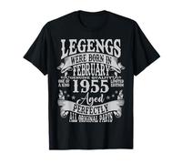70 Year Old Legend since February 1955 70th Birthday Men Dad T-Shirt