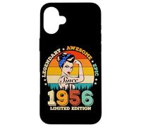 70 Year Old Legendary Since 1956 Awesome 70th Birthday Women Case for iPhone 16 Plus