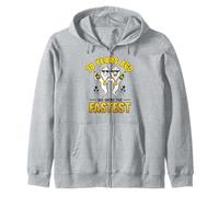 70 Years Ago We Were The Fastest 70th Birthday Celebration Zip Hoodie