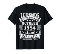 70 Years Old Legend since October 1954 70th Birthday Men Dad T-Shirt