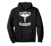 70 Years Old Nursing Hospital Caretaker Nurse 70th Birthday Pullover Hoodie