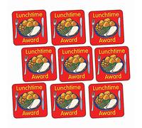 700 Lunchtime Award Square School Pupils Childrens Reward Praise Stickers 16mm Primary Teaching Services