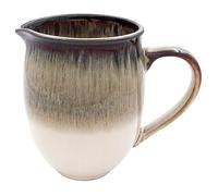 700 ml Reactive Glaze Ceramic Beige Milk Water Jug Tableware Home Kitchen Vintage