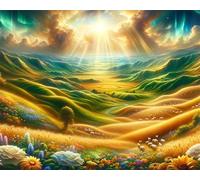 700 Piece Jigsaw Puzzles for Adults, Impossible Hard Difficult Challenging jigsaw puzzle 700 pieces adult Puzzles Classic Educational Games 52x38cm,Aurora Prairie Sheep