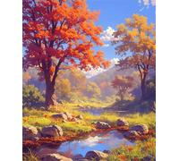 700 Piece Jigsaw Puzzles for Adults, Impossible Hard Difficult Challenging jigsaw puzzle 700 pieces adult Puzzles Classic Educational Games 52x38cm,Autumn Trees Grass