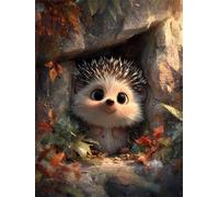 700 Piece Jigsaw Puzzles for Adults, Impossible Hard Difficult Challenging jigsaw puzzle 700 pieces adult Puzzles Classic Educational Games 52x38cm,Cute Hedgehog Hole