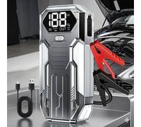 7000A Car Jump Starter, 12V Auto Battery Booster With Led Flashlight And Usb Fast Charging Power Bank