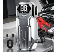 7000A Car Jump Starter, 12V Auto Battery Booster With Led Flashlight And Usb Fast Charging Power Bank