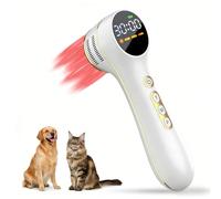 7000mAh Cold Laser Therapy Device for Pain Relief, Red Light Therapy with Pulse Mode, 3 Levels Power, 60mins Timer, Human Pets Dogs Treatment for Joint Would Healing, 4x980nm + 5x808nm + 16x650nm