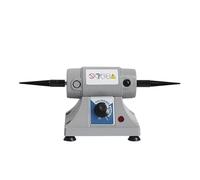 7000rpm Small Power Adjustable Double-Head Tabletop Buffing Wheel Polisher for Foredom Bench Lathe Grinding Machine(Single 220)