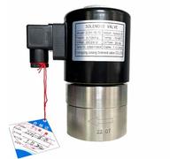 700bar 70MPa 2 Way Hydraulic Oil high Pressure Solenoid Valve 1/4 3/8 24V Orifice 1mm SS304 DN1 Normally Close(45661,NPT-220V)