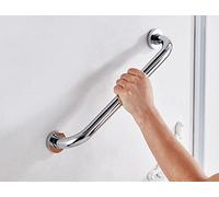 700Brass 12-Inch Grab Bar for Hotel/Motel/Home Shower Safety, Solid Brass, Polished Chrome, Heavy-duty Construction Armrest, Bathroom Bathtub Handrail
