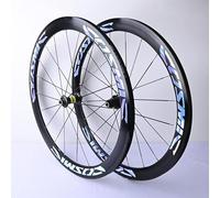 700C * 23C-25C-28C Road Bike Wheelset 40/50MM Aluminum Alloy C/V Brake Rim 20H Quick Release Hub For 7 8 9 10 11 Speed Wheelset,White,40MM(Colour,40MM)
