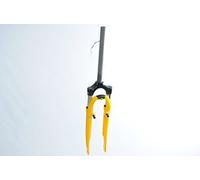 700c 28” SUNTOUR CR-8 SUSPENSION FORK PRELOAD ADJUSTABLE 1 1/8” 300mm FOR V BRAKES YELLOW