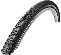 700c Bike Tyre Clincher Schwalbe CX Comp Wire 700x35c Black/Reflex