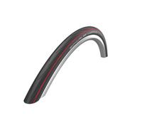 Schwalbe Lugano II K-Guard 50-EPI Wired 700c Road Tyre Black and Red
