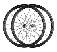 700C Bike Wheelset 40mm Rim Quick Release V/C Brake Carbon Hub For 7 8 9 10 11 Speed Cassette 1925G For Road Bikes(Rosso)