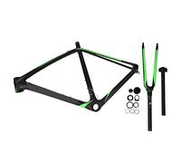 700C Carbon Fiber Complete Road Bicycle Frame Front Fork Seat Post Middle Shaft Cycling Accessories for Road Cycling Racing with 41.8mm Head Tube 27.2 Seatpost 700C Wheelset C