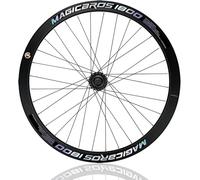 700C Fixed Gear Bicycle Wheelset Aluminium Alloy Single Speed Road Bike Front and Rear Wheel 100/120 mm V-Brake 32H Height 40/60 mm
