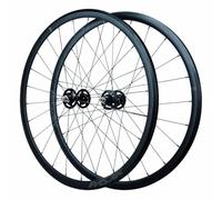 700C Fixed Gear Wheelset Bolt On Hub 9.5x100mm/9.5x120mm Solid Axle, Flip-Flop Threading (Freewheel & Fixed), Single Speed Racing Front Rear Wheels For Track Bike, 2 Sealed Bearing(Black)