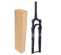 700C Road Bicycle Front Fork, Disc Brake 60mm Travel Aluminum Alloy Shoulder Control 1-1/2" Thru Axle 12 * 100mm Air Suspension Fork