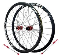 700C Road Bike Disc Brake Wheelset, Alloy 24 Holes Bike Hub Double Wall Rims 4 Sealed Bearings 23C-45C Tires 7/8/9/10/11/12 Speed