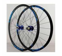 700c Road Bike Disc Brake Wheelset, Quick Release 9/10/11/12 Speed, Double-layer Rims, Lightweight, Durable 100/135mm Front & Rear Wheels For Enhanced Performance Blauw 26"