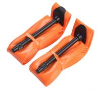 700C Ultralight Bicycle Inner Tube for TPU Tire, 65mm Valve, Ideal for 700x18C/23C/25C/28C/30C/32C Models (2PCS orange)