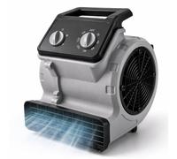 700CFM Air Mover Carpet Dryer Gym Fan with Timer,3 Speeds,Max 34mph Airflow | Blower Fan with 3 Adjustable Tilt, Low Noise Powerful Fan, Cooling Floor Fan for Indoor Treadmill Running, Cycling, Carpet