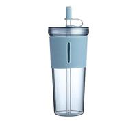 700ML Acrylic Travel Tumbler with Lid and Straw Insulated Double Wall Plastic Reusable Cups Clear/Sacrament (C, One Size)