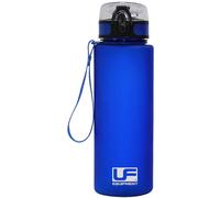 700ml Blue Flip-Up Water Bottle - Food Grade Plastic - Dishwasher Safe Gym Cup