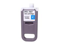 700ML Compatible For PFI 707 Ink filter element For iPF 830 840 850 Printer With Pigment(PFI-707 Cyan)