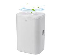 700ml Portable & Quiet Dehumidifier for Home, Small Air Dehumidifier for Bedroom, Office, Caravan - 12V Compact Mini Dehumidifier with Removable Water Tank, 40W Energy Efficient for Home (White)
