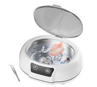 700ml Professional Ultrasonic Cleaner - Jewellery, Retainer, Denture & Glasses Cleaning Machine with 48000Hz Deep Clean Technology,（ 90-180-300-480）s Timer & Food-Grade Stainless Steel Tank