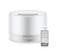 700ml Remote Control Essential Oil Diffuser, Type A Ultrasonic Aromatherapy Fragrant Oil Vaporizer Humidifier, Purifies the Air, Timer and Auto-Off Safety Switch with 7 Color Lights