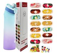 700ml sports water bottle with pods in 14 flavours, the tritan material is not afraid of high temperatures, and the natural fruit flavor extracted makes drinking water safe and tasty.0 Sugar 0 Calorie