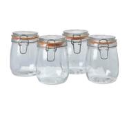 700ml Tala Large Preserving Jars Offered in Pack of 4 With Glass Material